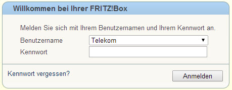 Fritz!Box Login